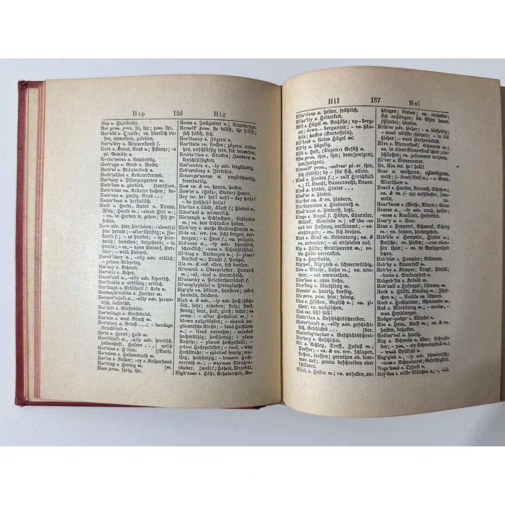 Kohler's Germans English Dictionary‎ by Dr Frederich Kohler Illustrated HC - Picture 16 of 16